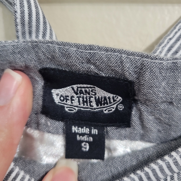 Vans Railroad Striped A-Line Mini Skirt Size Juniors 9 - Picture 7 of 11